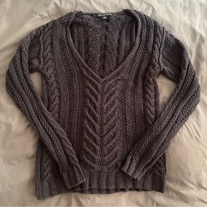 Banana Republic Navy Blue V-Neck Sweater